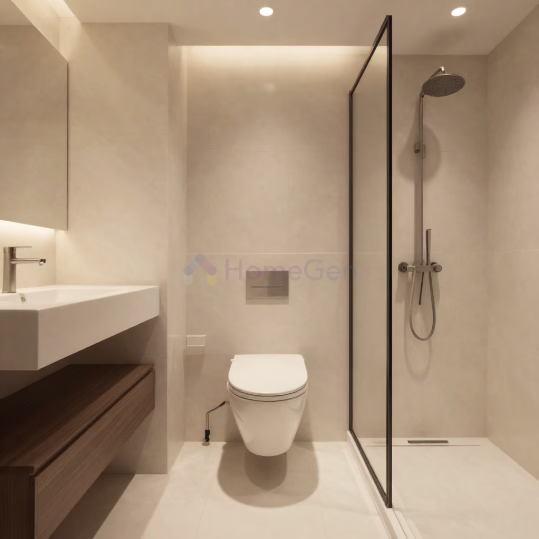 Western Style Toilet Bathroom Design