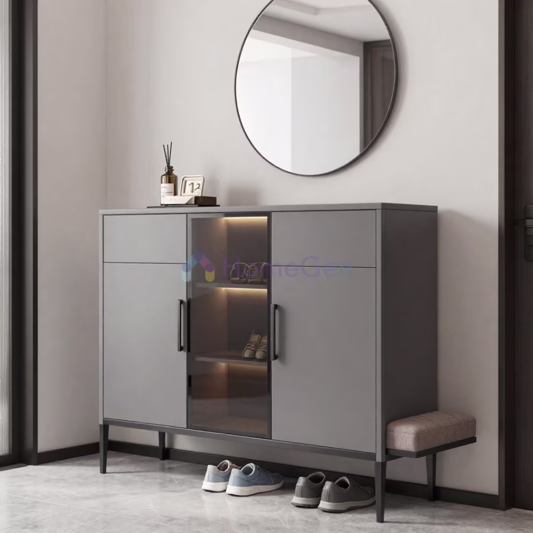 Foyer Shoe Cabinet Design