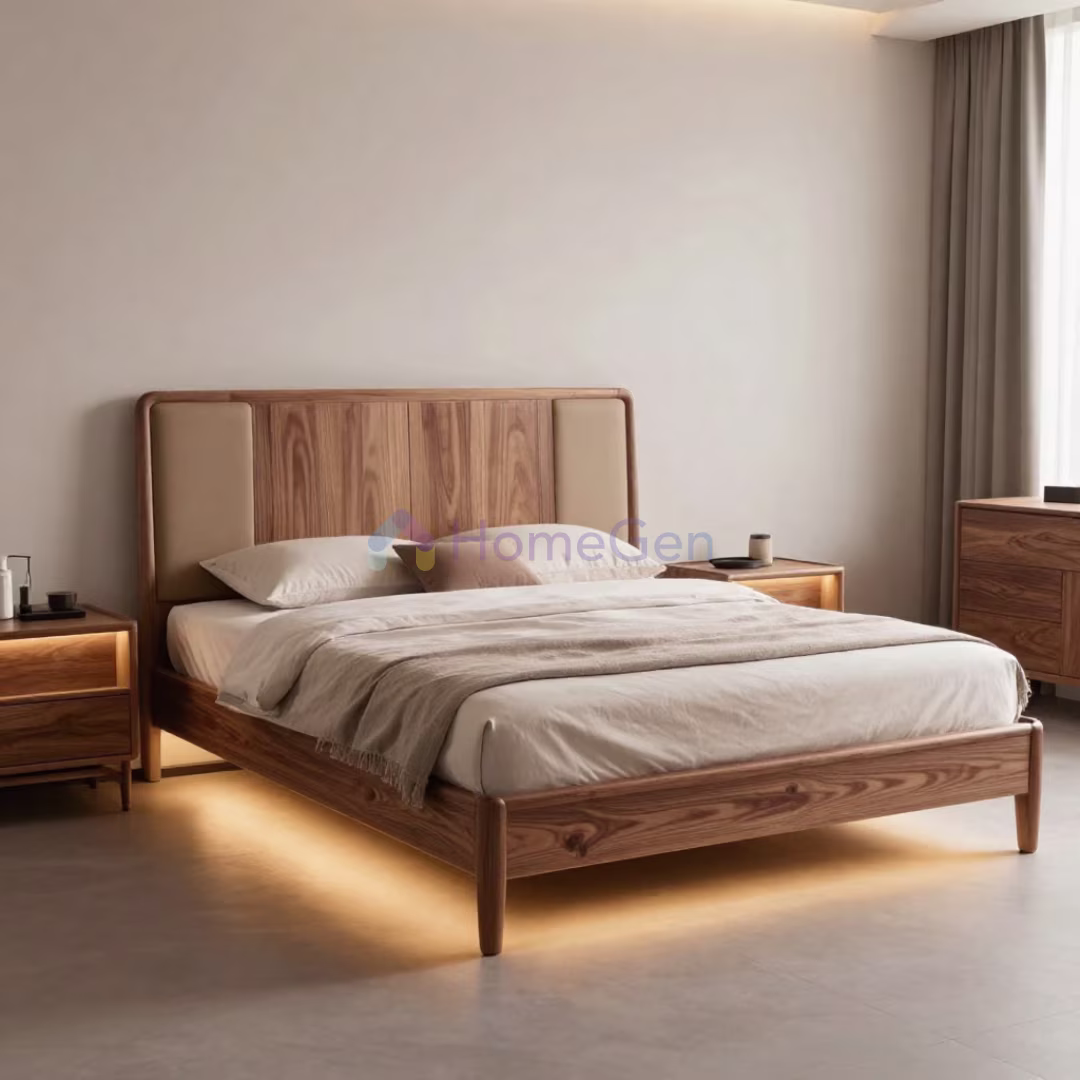 Wooden Bed Design