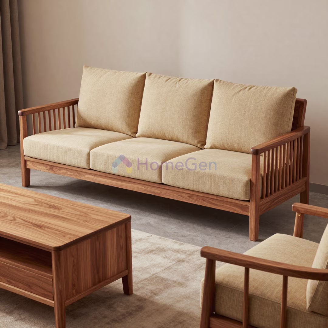 Wooden Sofa Design