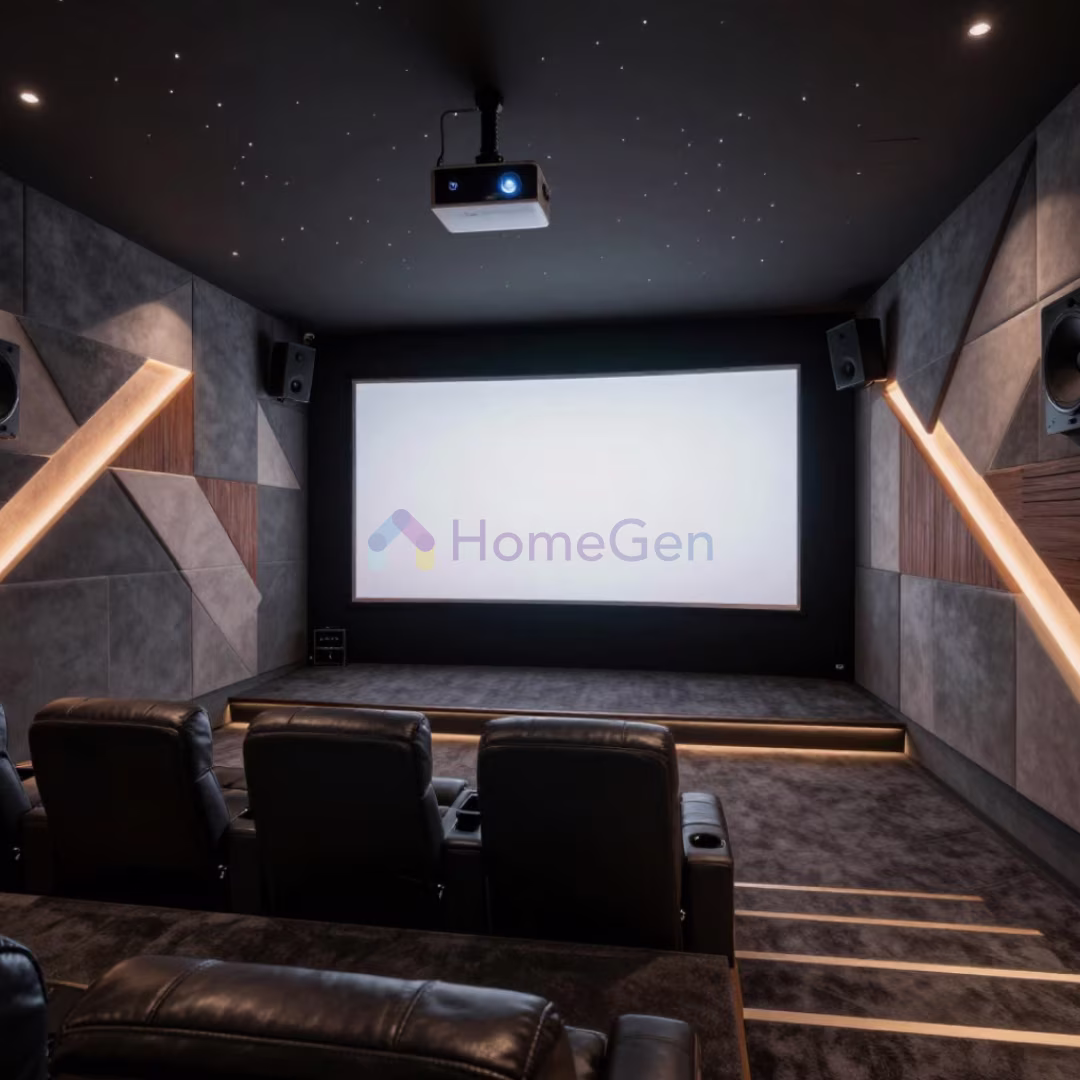Projector Home Theatre Design