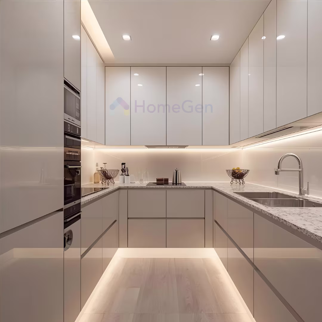 U-shaped Kitchen Design