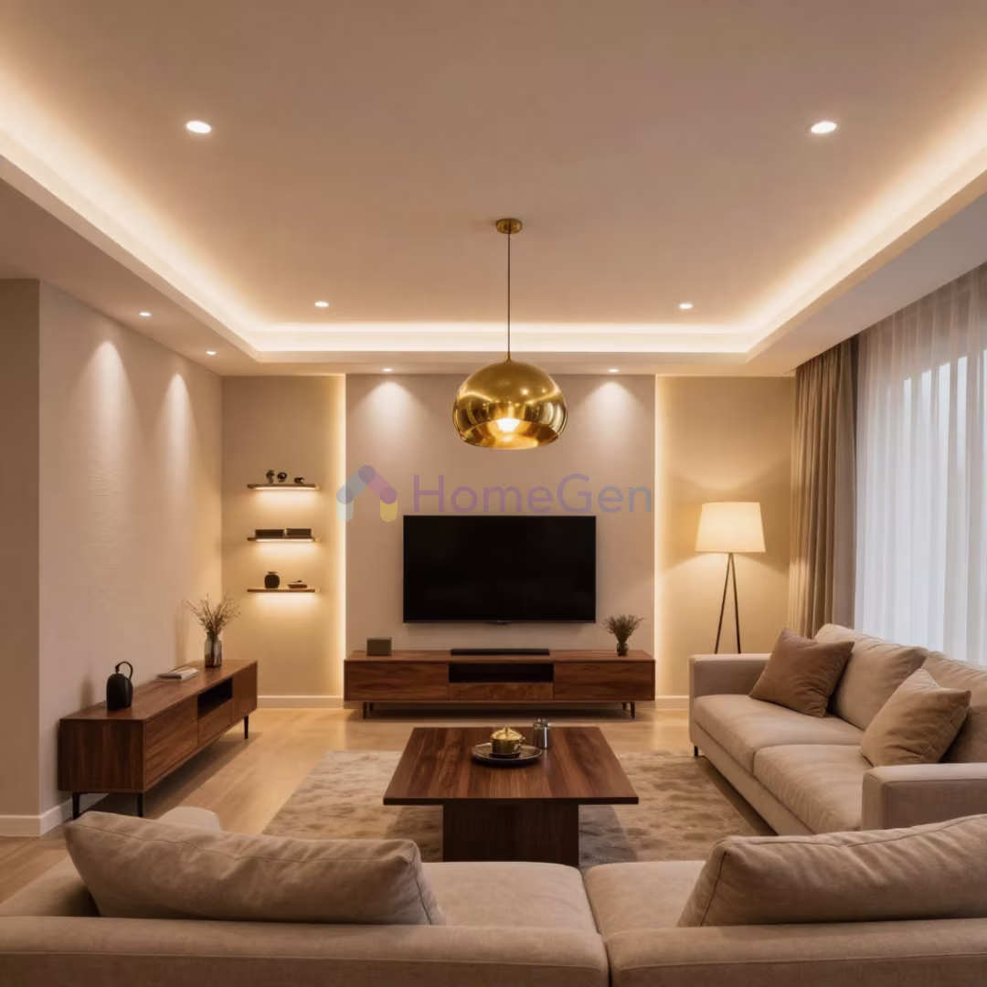 Living Room Light Design