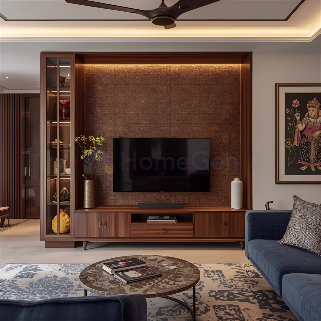 Living Room Paint & Texture Design