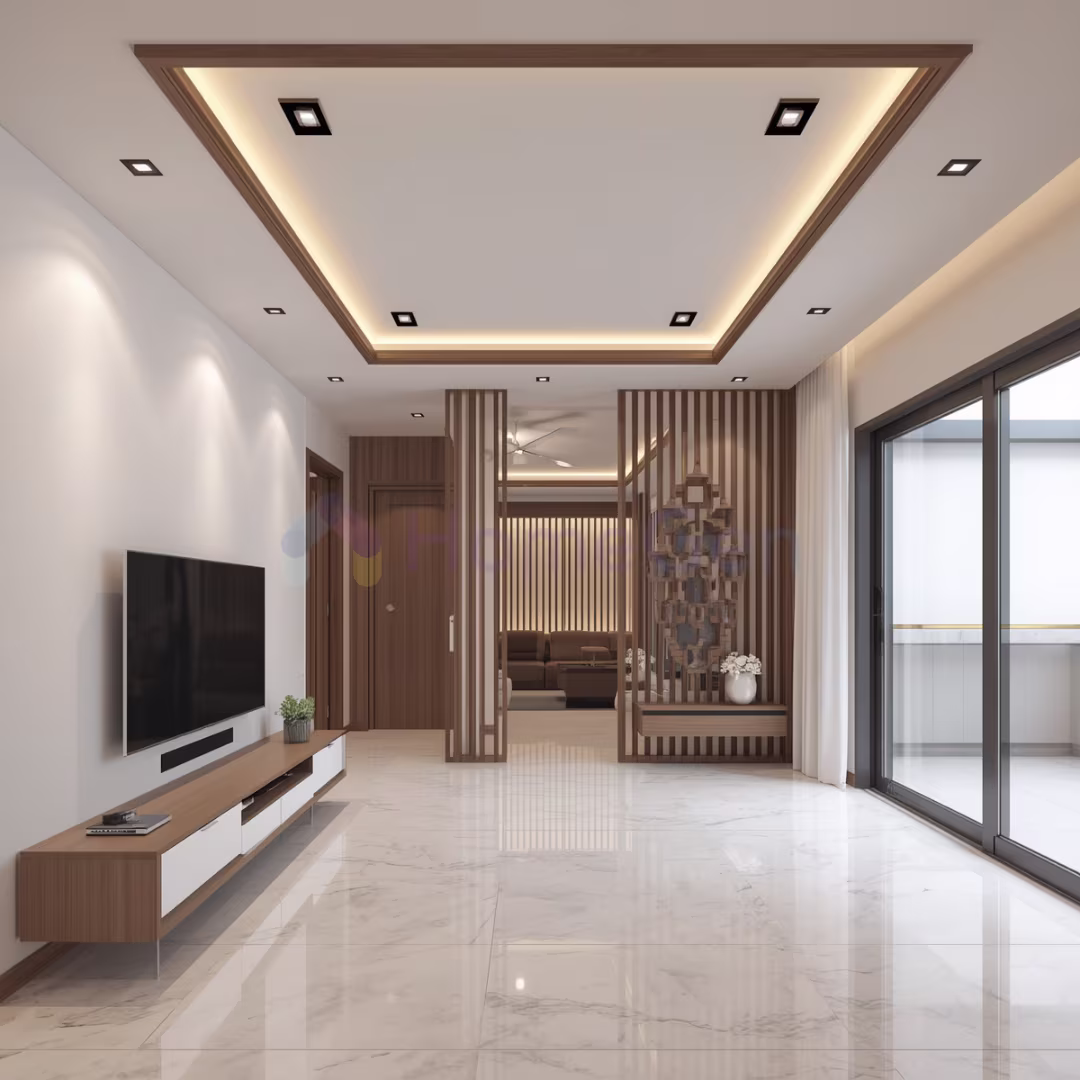Living Room Partition Design