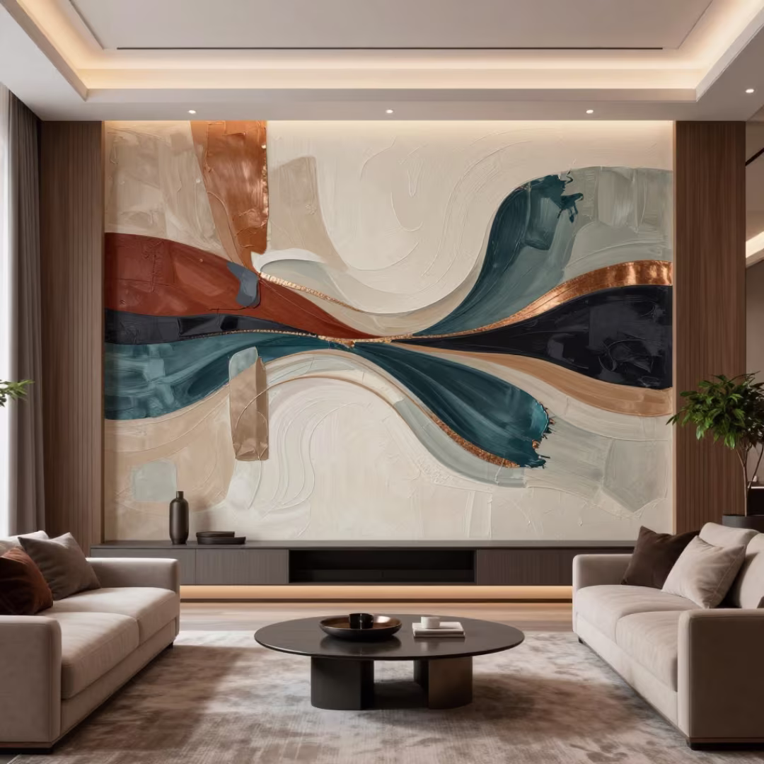 Wall Painting Designs For Living Room