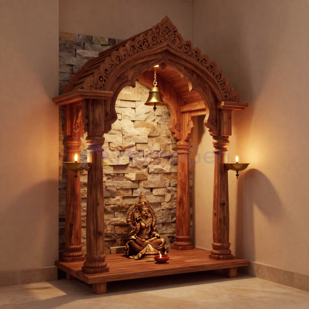 Dedicated Pooja Corner Design