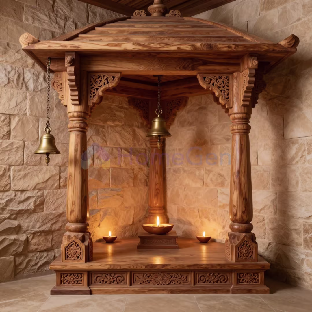 Rustic Village Temple Design