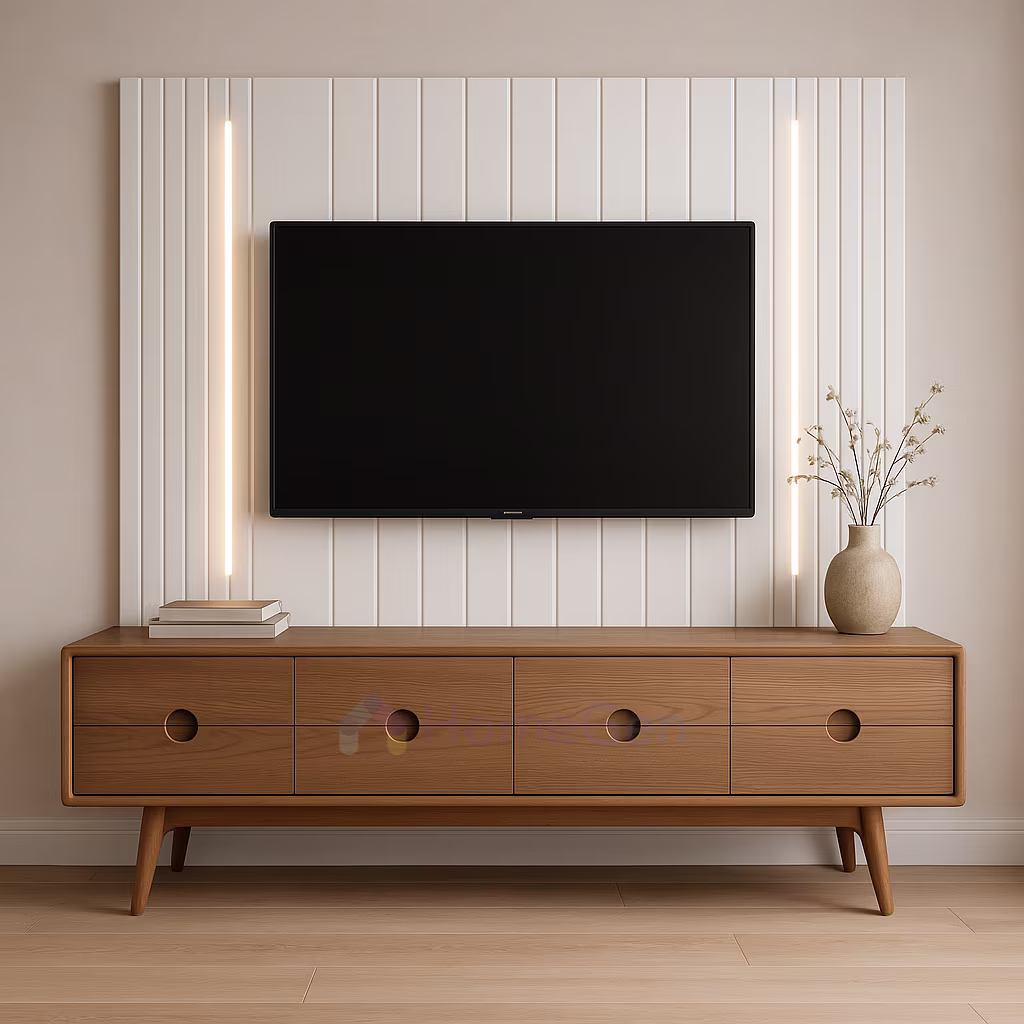 Bedroom TV Unit Design