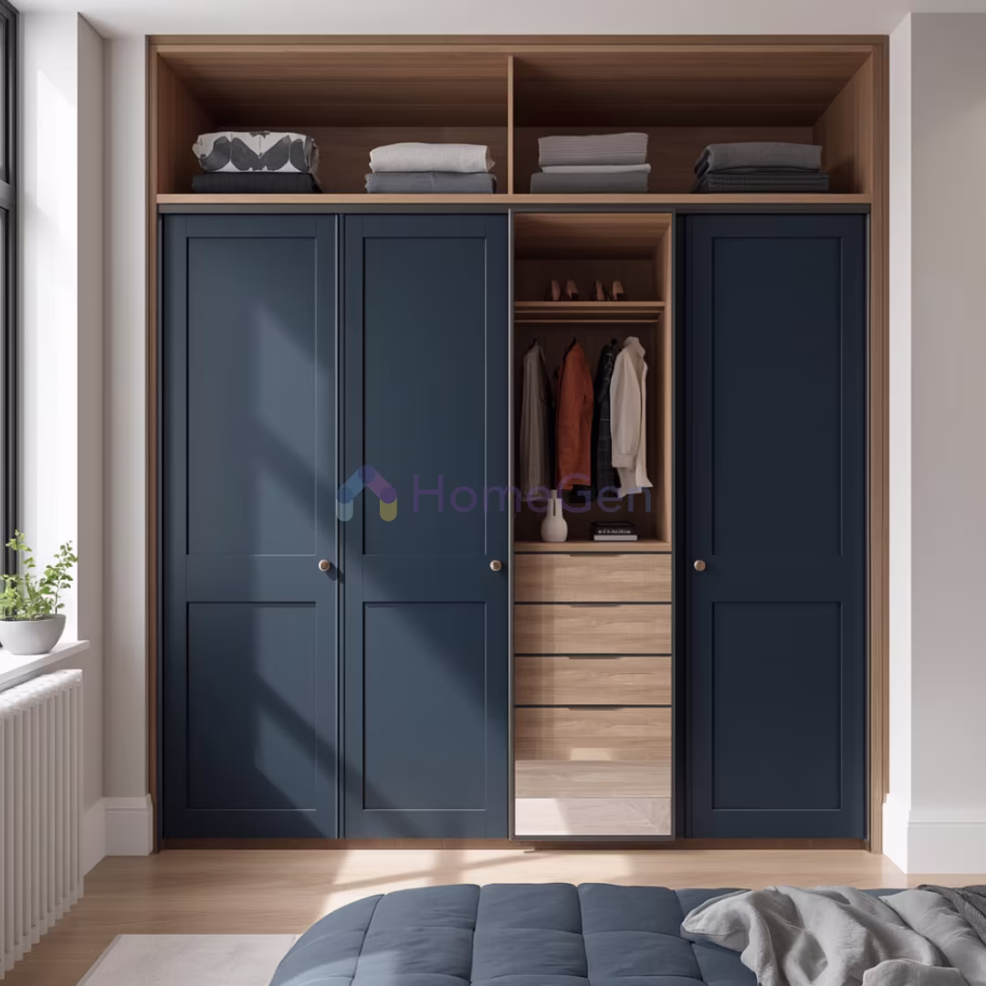 Wardrobe Design With Dressing Table